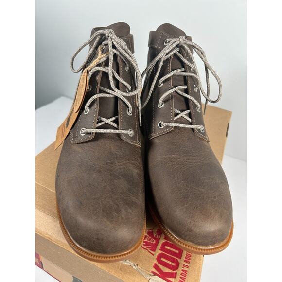 NEW Kodiak Womens Fossil Leather 5 in Low Rider Original Ankle Boots US Size 9.5 - Picture 5 of 13